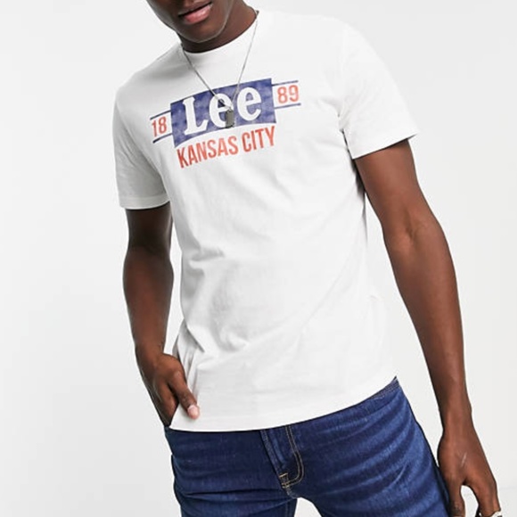 LEE Lee logo crew neck t-shirt - (L) - Picture 9 of 10